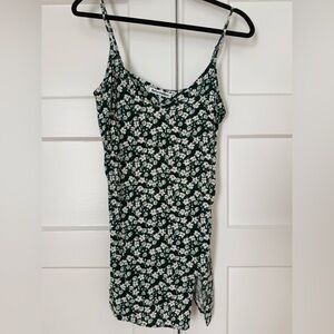 Reformation Floral Green Women's Dress